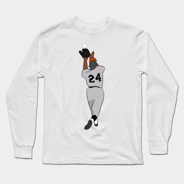 Willie Mays Long Sleeve T-Shirt by SickSticksCo